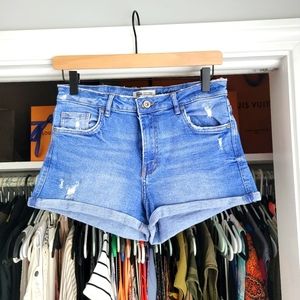 Zara Authentic Denim by TRF Shorts